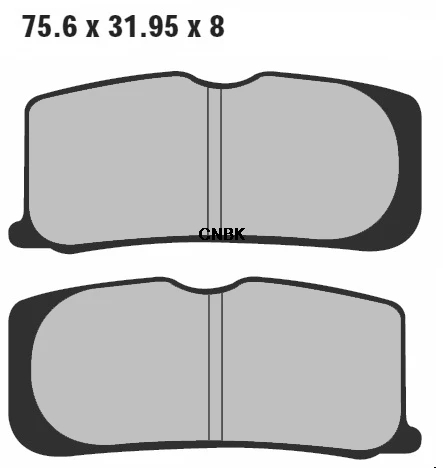Набор дисковых тормозных колодок подходит для CAN AM RS SES SMS 990 cc 990cc 08 09 2008