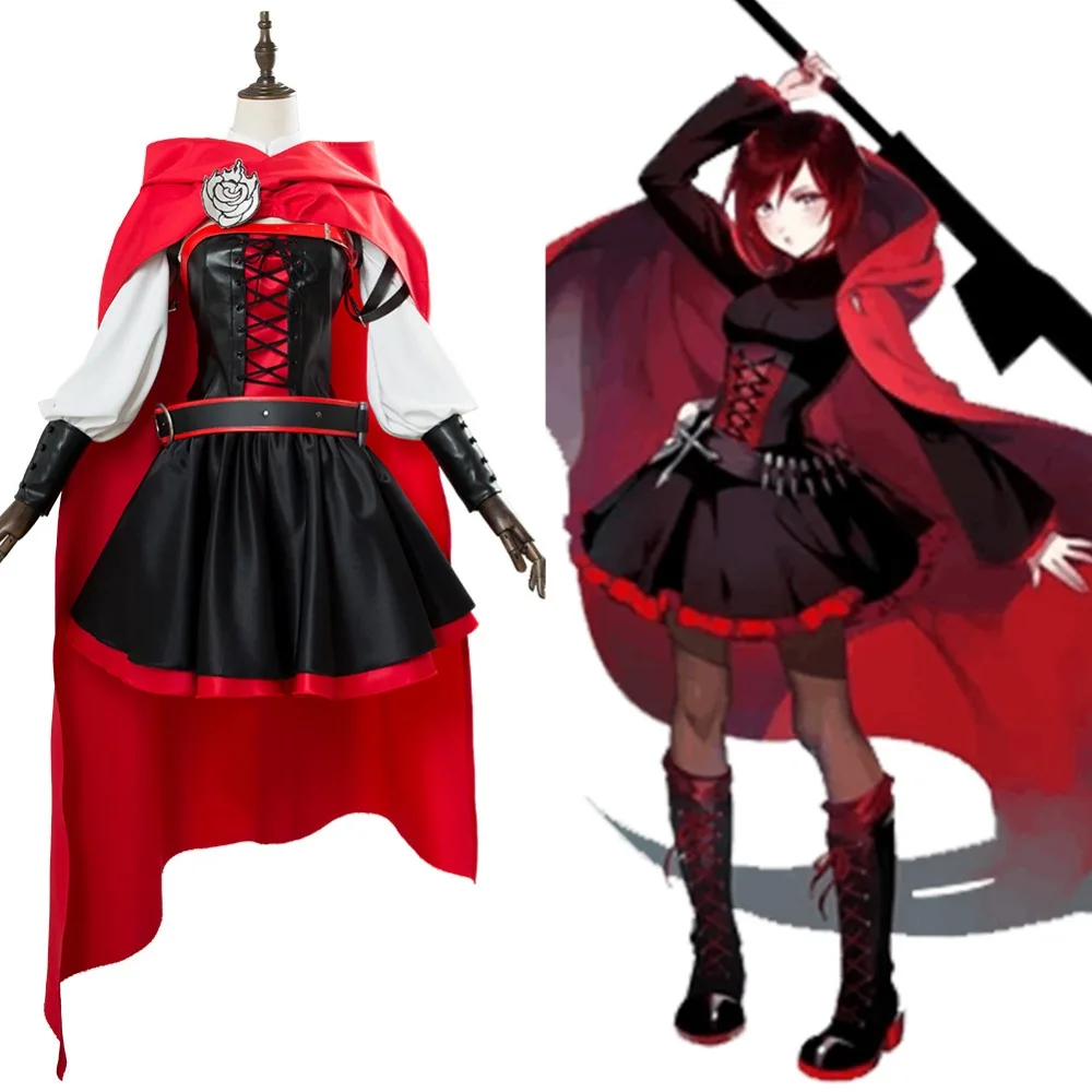 

Костюм для косплея Battler Ruby Rose, плащ, костюм на Хэллоуин