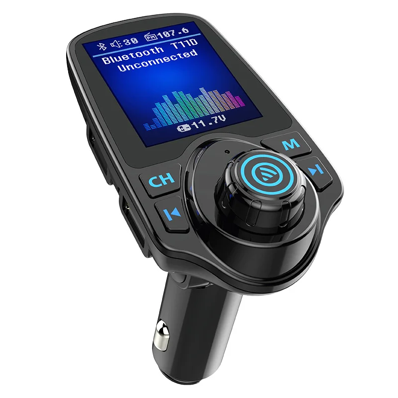 CDEN автомобильный мультимедийный плеер цветной экран Автомобильный MP3-плеер fm-передатчик u-диск/TF музыкальный Bluetooth автомобильный комплект зарядное устройство - Формат цифровых медиаданных: Mp3