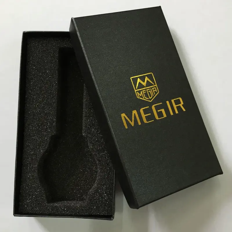 Megir горячая кожаный ремешок кварцевые часы хронограф человек моды марка наручные