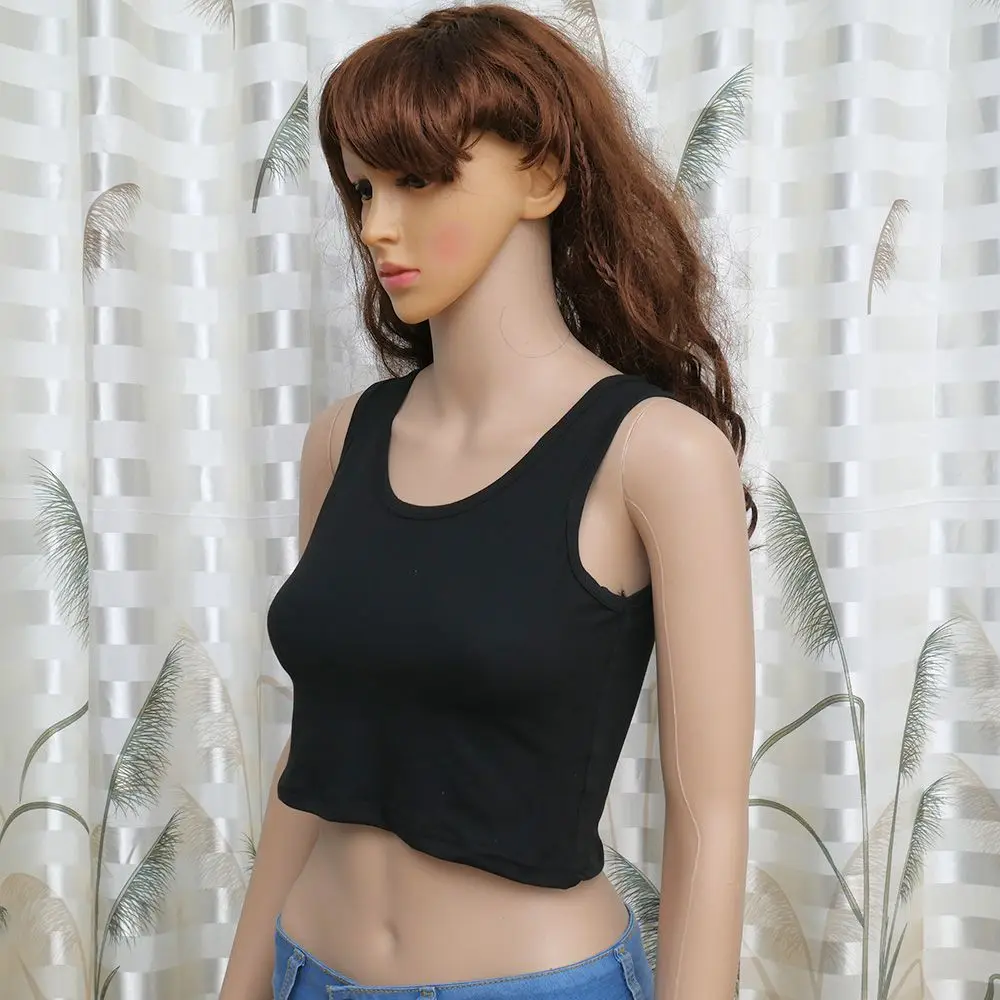 Летний Тонкий Топ Без Рукавов Для Женщин U кроп топ|tank top|tank top sleevelesstank women |