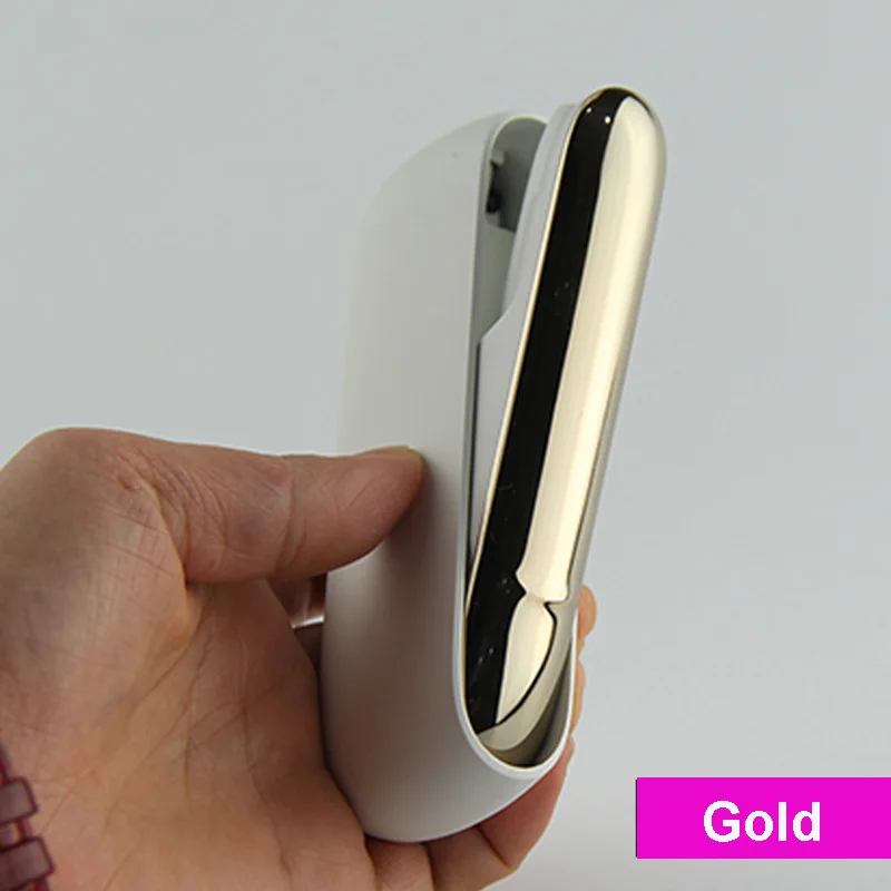 Gold 10 шт./партия Vape боковая крышка чехол для IQOS 3 для IQOS E аксессуары для сигарет Сменные магнитные колпаки внешние чехлы - Цвет: Gold
