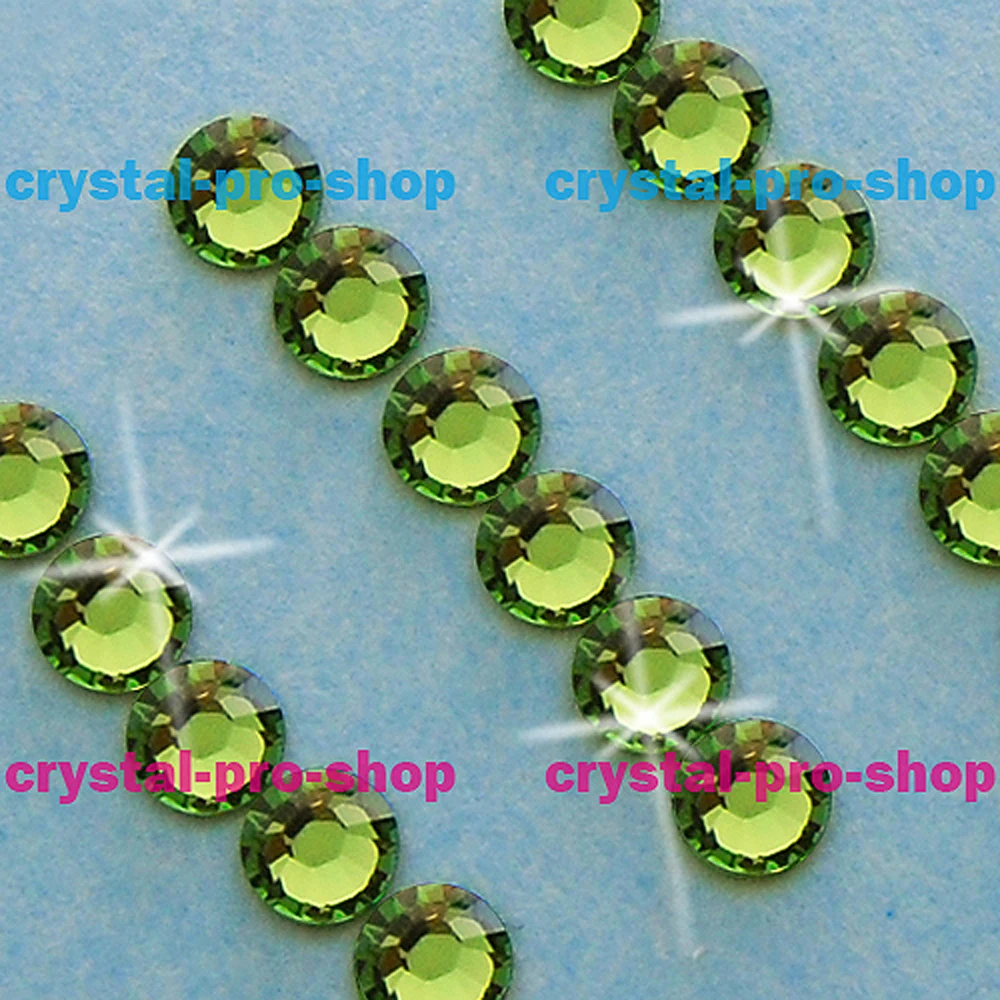 Ss7 оригинальные элементы Swarovski Перидот (214) 288 штук (без горячей фиксации горный