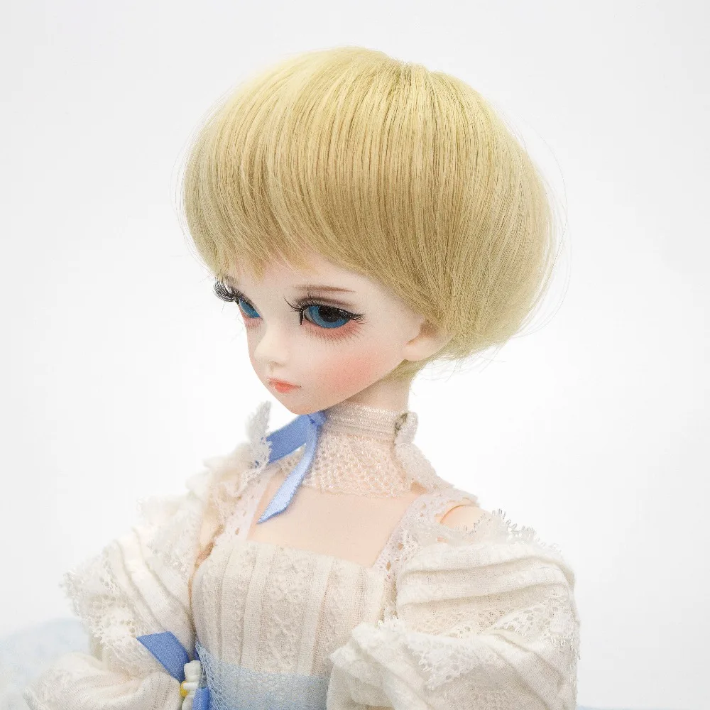 

Short Straight Wig For 1/3 1/4 1/6 BJD Dolls,Cute Girl Sexy Neat Bangs High Quality Fashion BJD/SD Hair Wig Doll Accessories