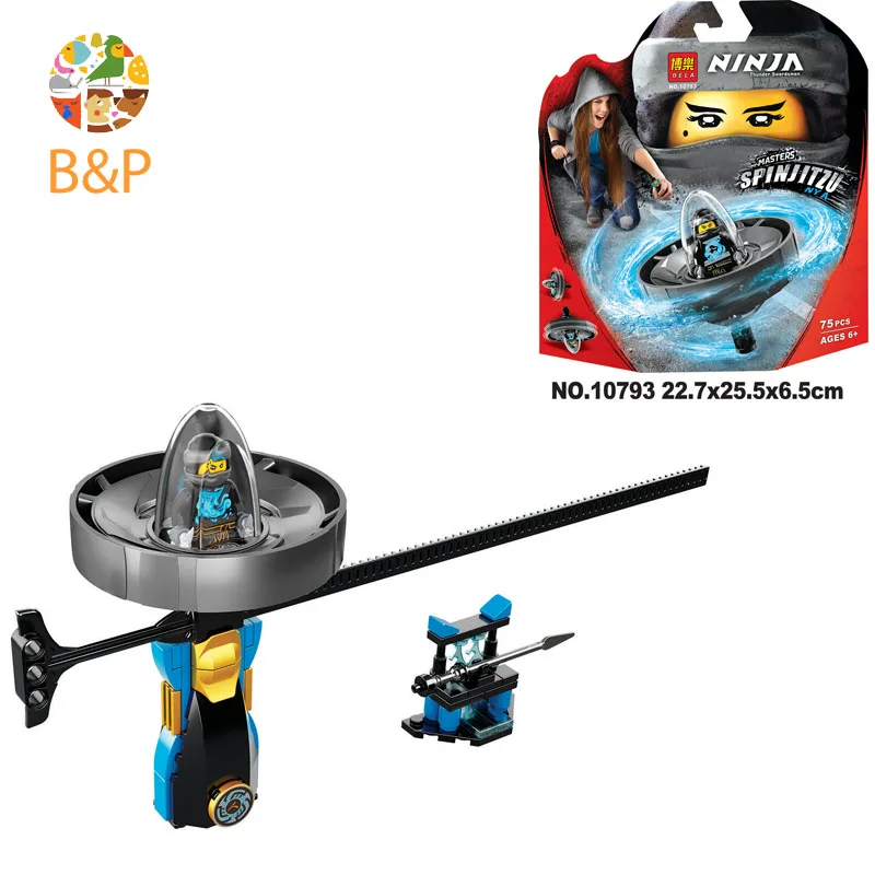 2018 10791-10796 NEW Ninja Series Spin the top Model Building Block Brick Toys For Children compatible 70637-70633 | Игрушки и хобби