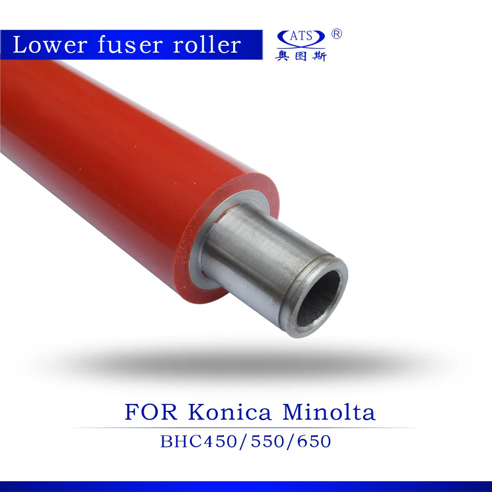 

1PCS Lower Fuser Roller For Konica Minolta Bizhub BH C450 C550 C650 Pressure Roller Copier Parts BHC450 BHC550 BHC650