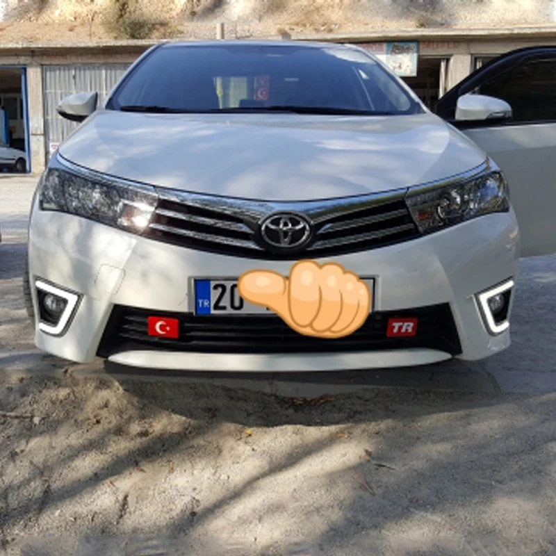Дневные ходовые огни HAUSNN Стайлинг автомобиля DRL с указателем поворота