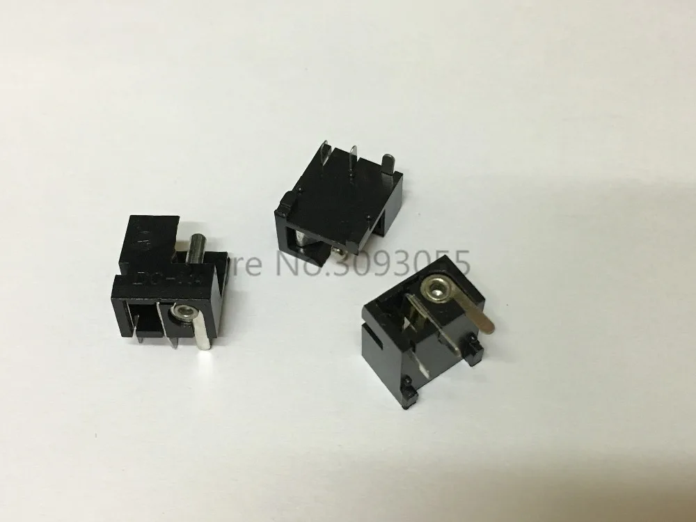 10 шт./лот DC-004 черный и белый DC разъем питания DC005 5 5*2 1 мм 2 розетка круглая игла |