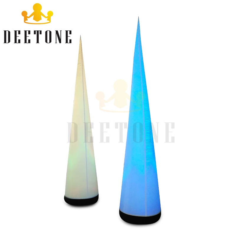 Горячая продажа Светодиодный светильник 2 м надувная колонна для украшения