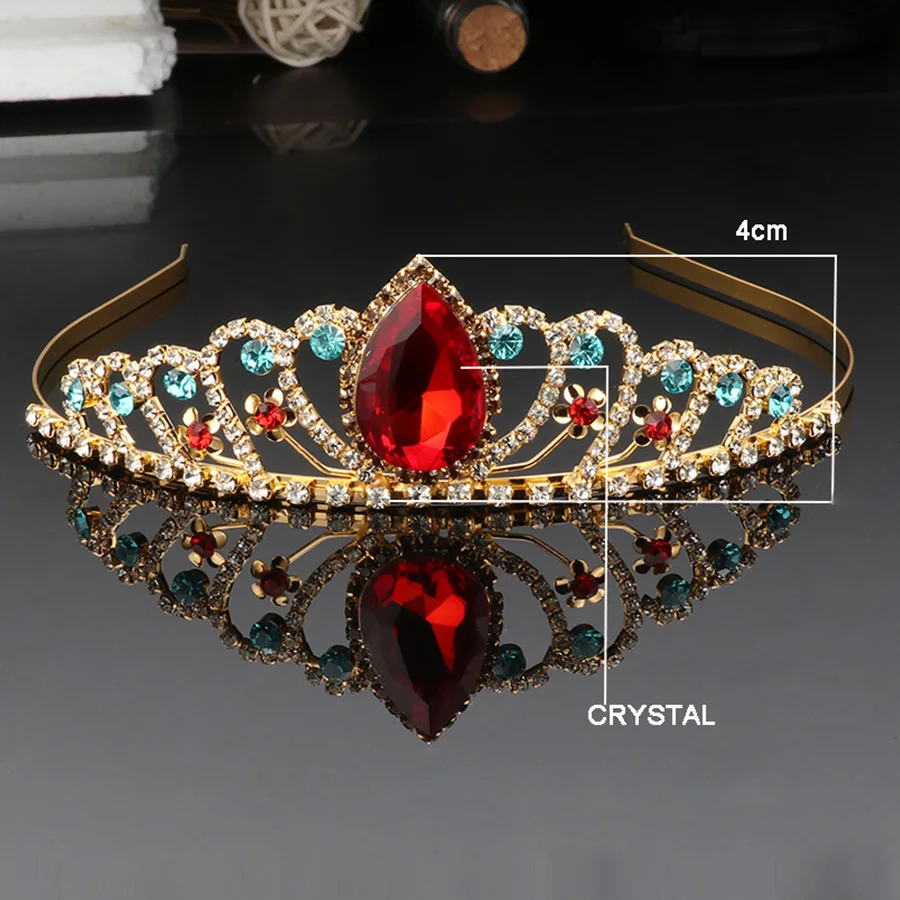 Тиара женская свадебная с кристаллами тиара короной для невесты диадема