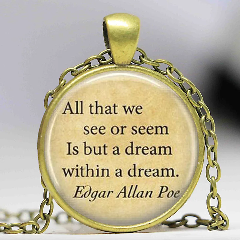 Ожерелья-книжки Эдгара Аллана По все что мы видим или кажутся это просто мечта