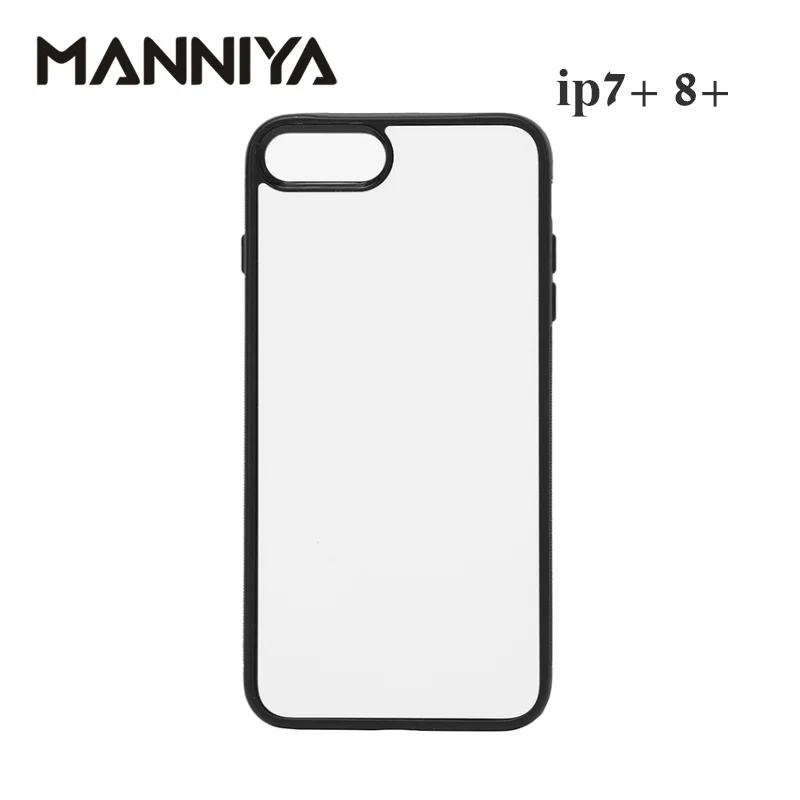 MANNIYA 2D сублимационный чистый резиновый чехол для телефона iphone 7 plus 8 с
