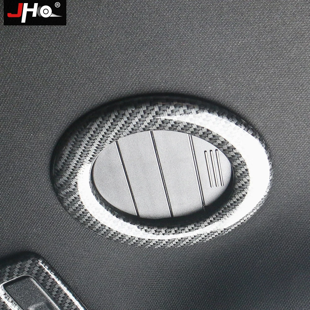 JHO ABS углеродного волокна зерна крышка Накладка для Ford Explorer 2011- автомобиль Стайлинг Аксессуары гарнир 2012 2013