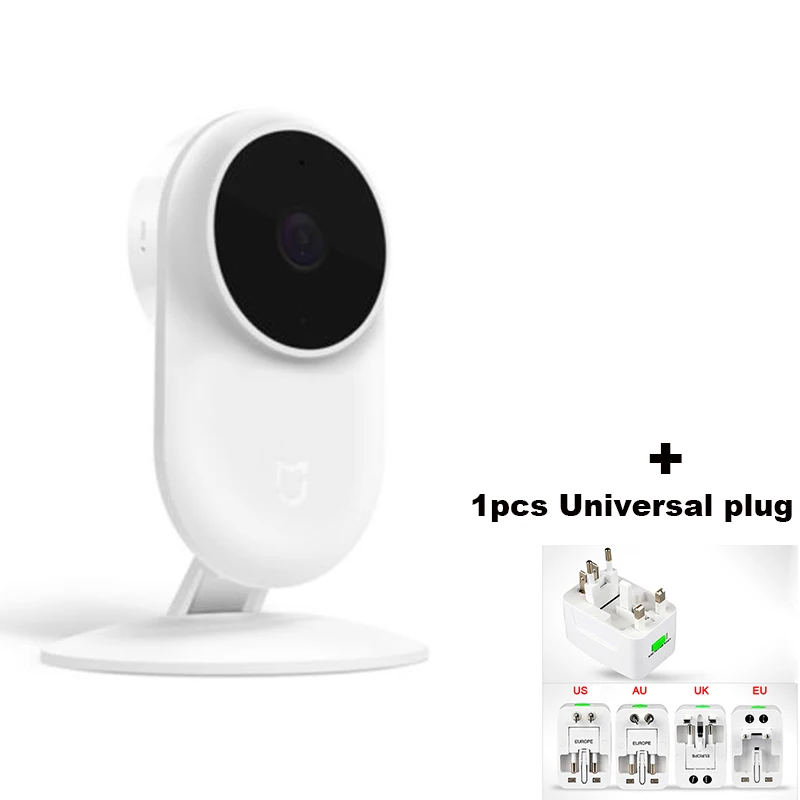 camera Universal Оригинальная смарт-камера Xiaomi Mijia, 1080 P, 2,4G, Wifi, детский беспроводной монитор, 10 м, камера ночного видения, инфракрасная ip-камера обнаружения - Цветной: camera Universal
