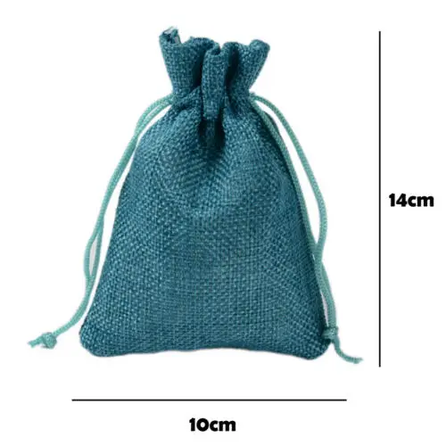 5x Small Bag Natural Linen Pouch Drawstring Burlap Jute Sack Jewelry Gift Bags Coin | Багаж и сумки