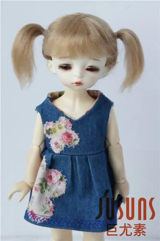 JD203 1/6 1/4 1/3 Мода BJD мохеровые парики YOSD MSD SD двойной конский хвост куклы волосы для