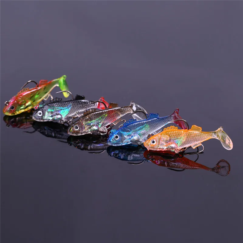 30 шт./лот джиг головка для рыбалки Мягкие приманки силиконовые воблер Карп Fishng