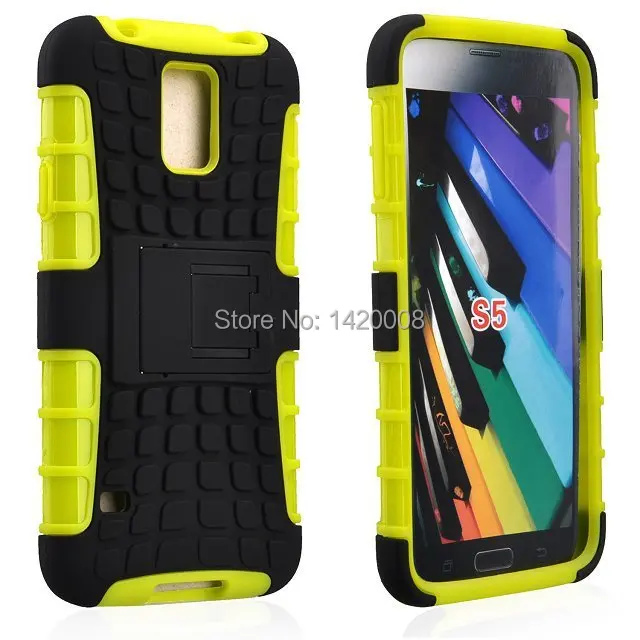 Dual Layer Hybrid Defender Protection Case For Samsung Galaxy S5 I9600 |