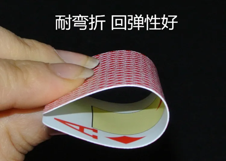 2 карты/Лот 100% пластик игры в Техасский Холдем Джамбо индекс тусклый лак задняя