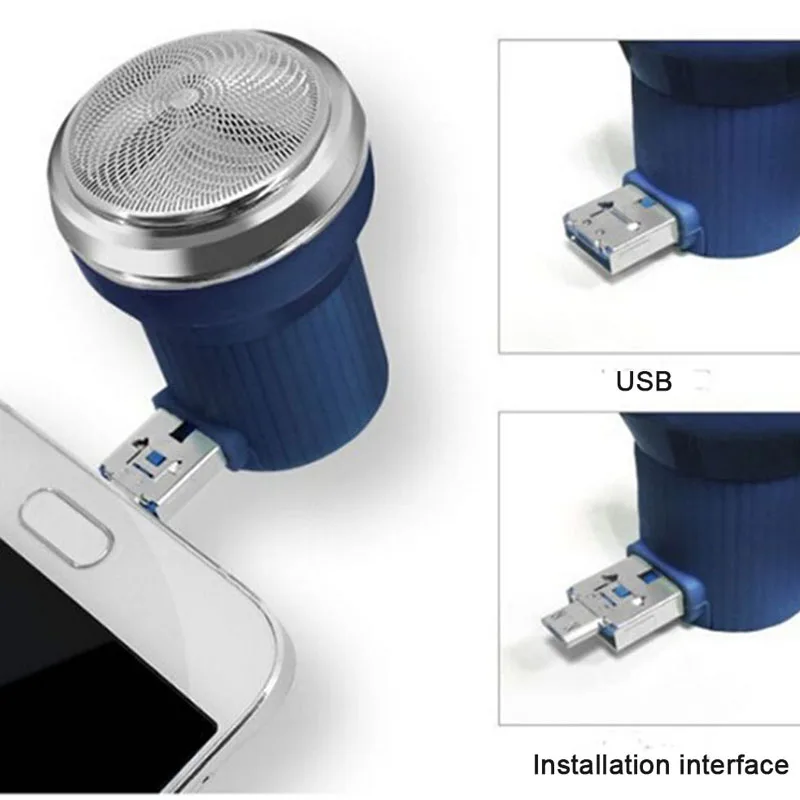 Портативная мини бритва USB для смартфонов Android портативное устройство бритья с