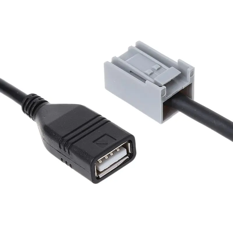 Aux USB аудио кабель адаптер женский порт Удлинительный провод для Honda Civic Jazz CR V Accord