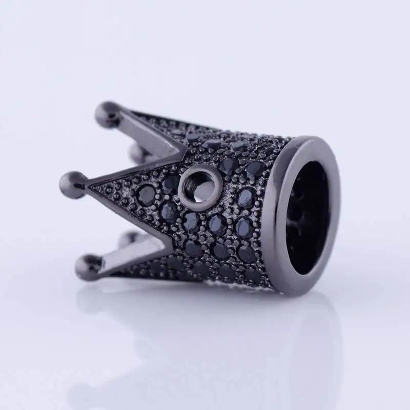 Корона Бусины оптом 10 шт./лот высокое качество Медь Металл микро проложить