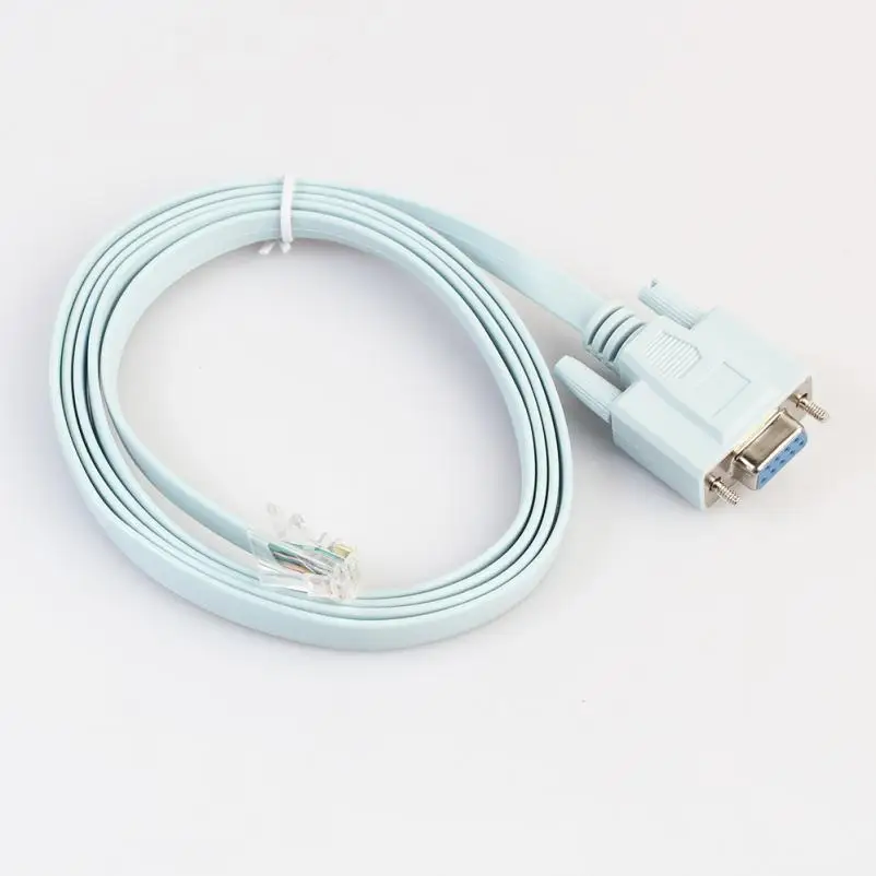 2017 Новый консольный кабель RJ45 до DB9 CabConsole 72-3383-01 для Cisco Switch Router JU29 Прямая поставка |