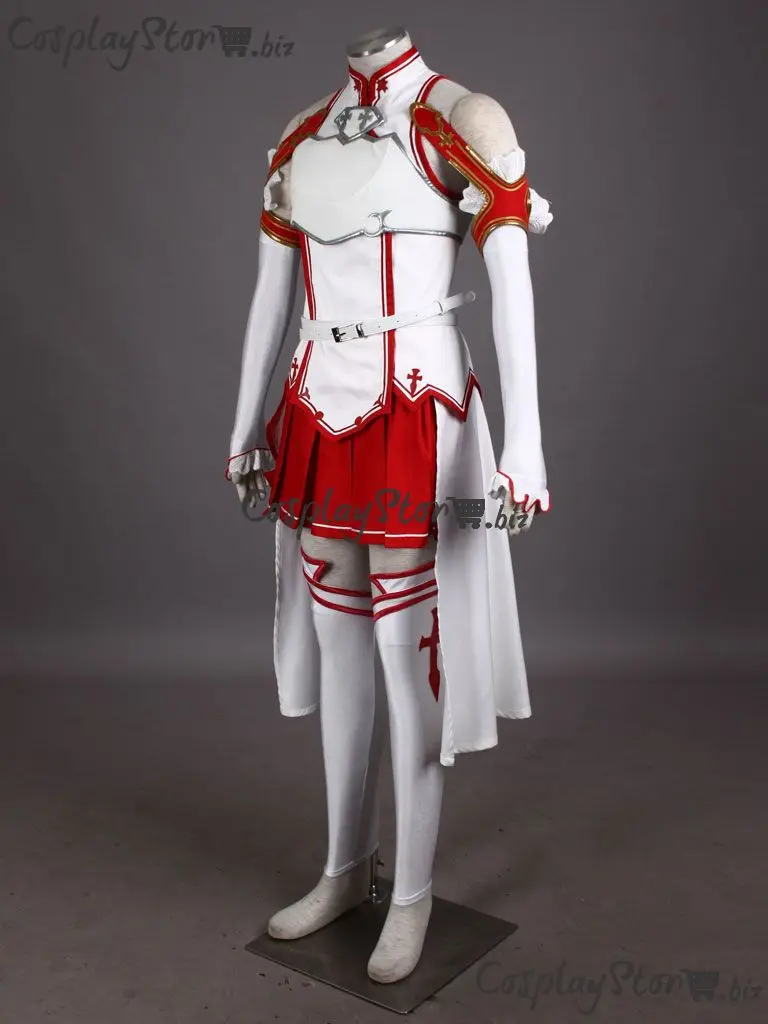 Sword Art Online костюм Asuna для косплея (костюмированных игр) костюм|asuna cosplay costume|cosplay