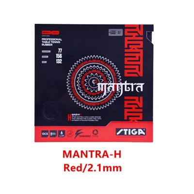 MANTRA-H Red STIGA для настольного тенниса резиновая мантра M/H offension прыщи с губкой pips-in пинг-понг tenis de mesa - Цвет: MANTRA-H Red