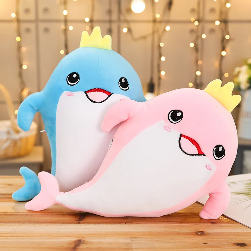 1 шт. мягкая плюшевая игрушка Дельфин 35 70 см|Мягкие игрушки животные| |