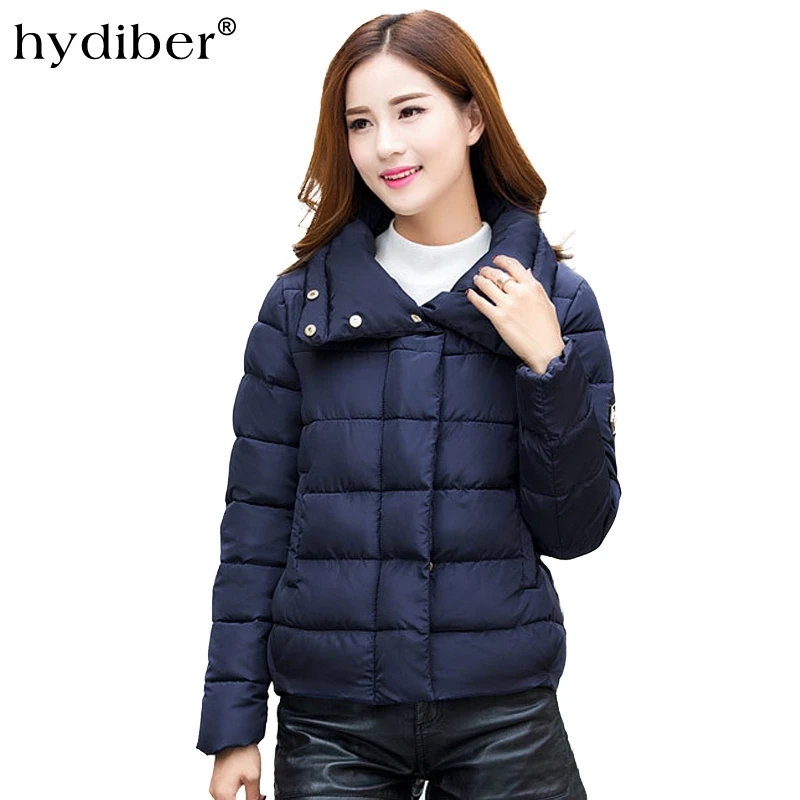 Hydiber Новое поступление 2017 года хлопок мода Slim Однотонная одежда Для женщин зимние