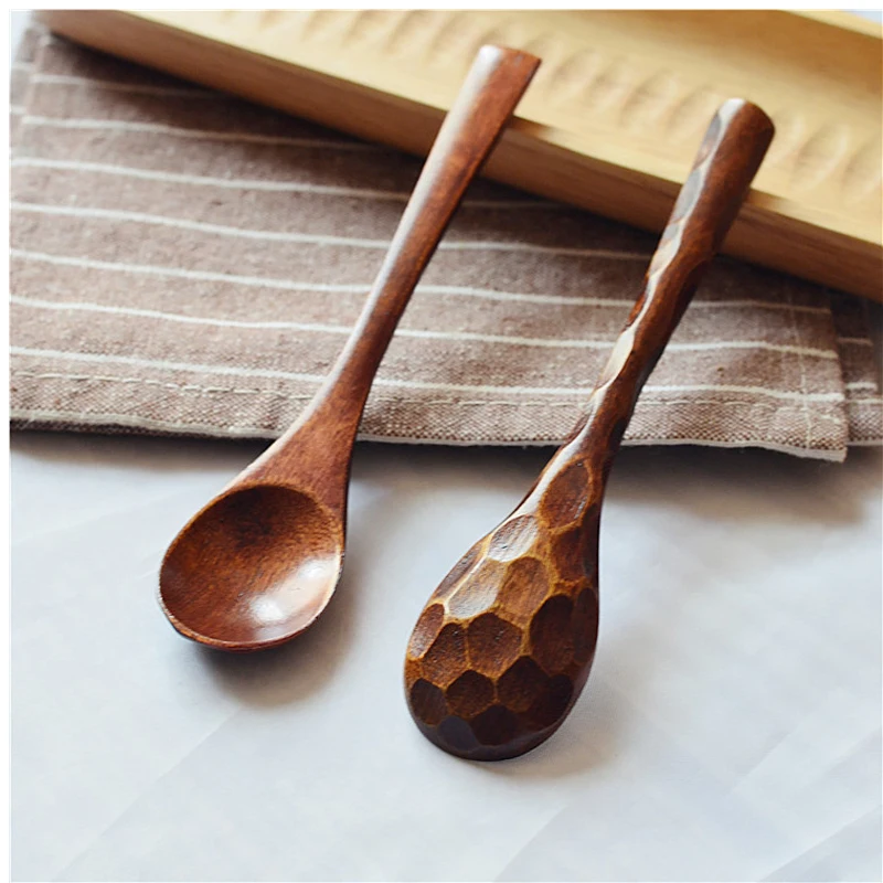 Фабричная деревянная ложка гравированные ложки маленькие 13 5*2 5 см|Ложки| |