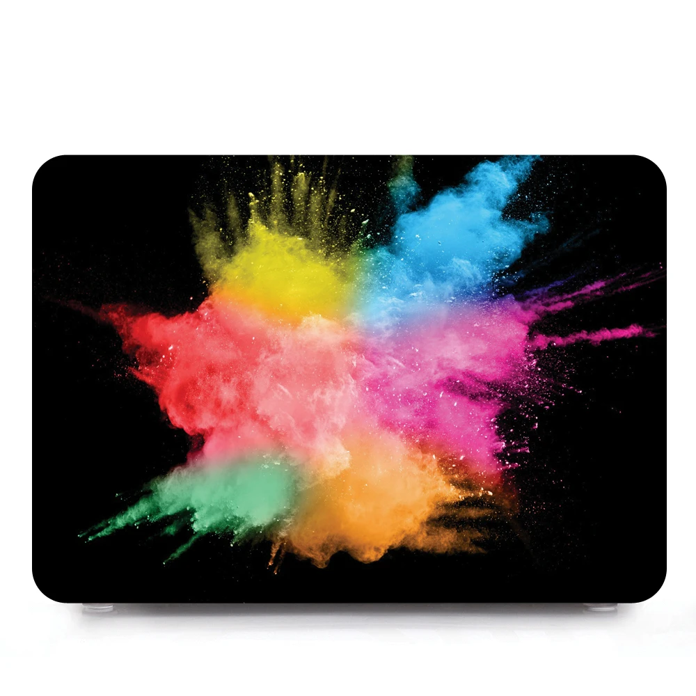 Чехол для планшета чехол ноутбука с цветным принтом Жесткий + клавиатуры только