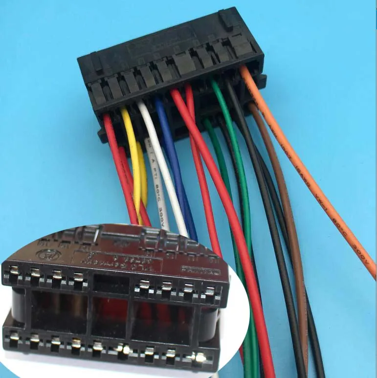 Бесплатная доставка 17 Pin/Way фара переключатель разъем с кабелем провода свиной