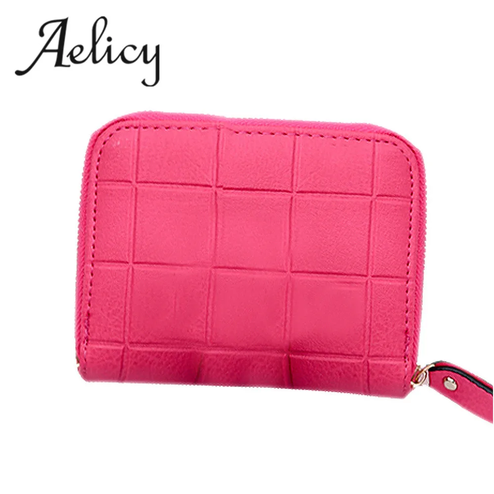Aelicy женские кошельки из искусственной кожи, нубук, держатель для карт, кошелек для женщин, короткий кошелек, Модный женский маленький кошелек на молнии с кошельком для монет