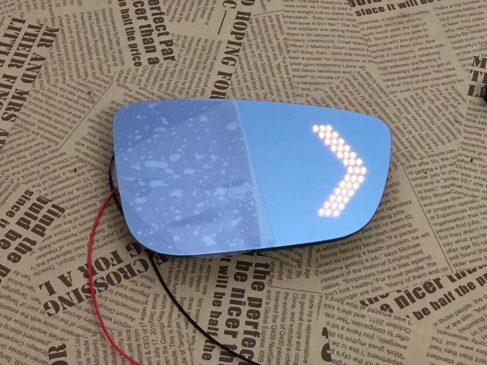 

Osmrk blue rear view mirror for Cruze 2017 with electric heating, led dynamic side turn signal,anti-glaring, bigger vision