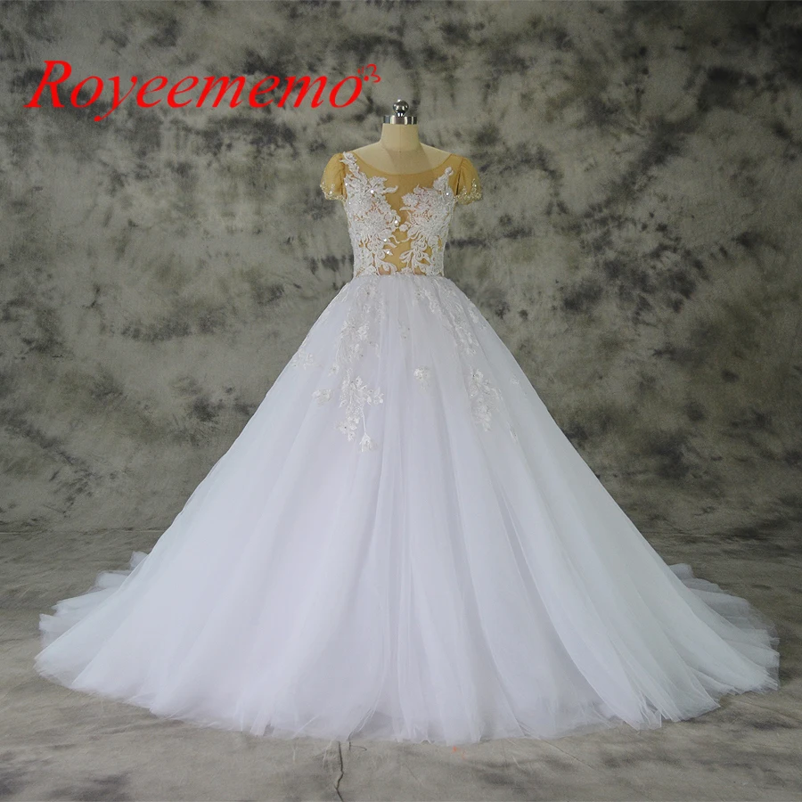 Vestido de noiva горячая Распродажа сексуальное прозрачное кружевное свадебное платье