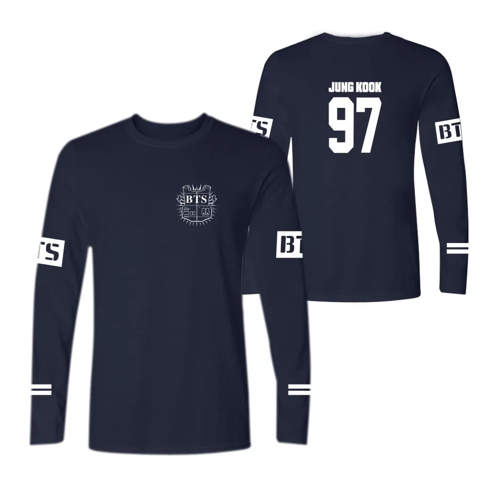 BATIGOL BTS Bangtan Boys T-Shirt Young Forever Album Shirt men Cotton Letter Print T Tops Tee plus size 4XL | Мужская одежда