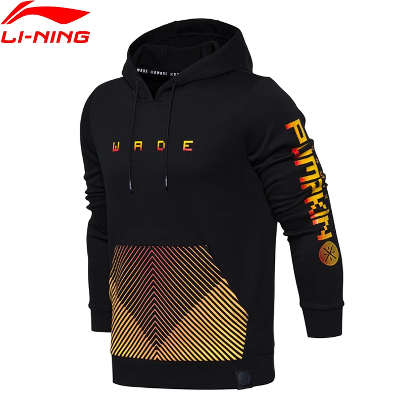 Li-Ning Для мужчин кофта WADE худи комфорт Обычная тонкая подкладка леггинсы