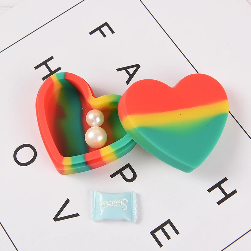 В форме сердца силиконовые таблетки BoxTablet медицинский ящик для таблеток