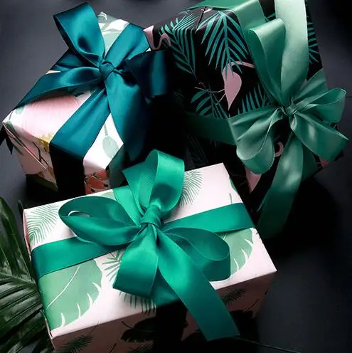 

SICODA DIY Ремесленная лента зеленый полиэстер с рождественскими продуктами лента декоративная шелковая лента подарочная упаковка партия воло...