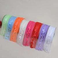 hollow ribbon 3 8 cm 20 yards diy gift woven lace clothing shoes accessories decorative empty wedding satin ribbon satin