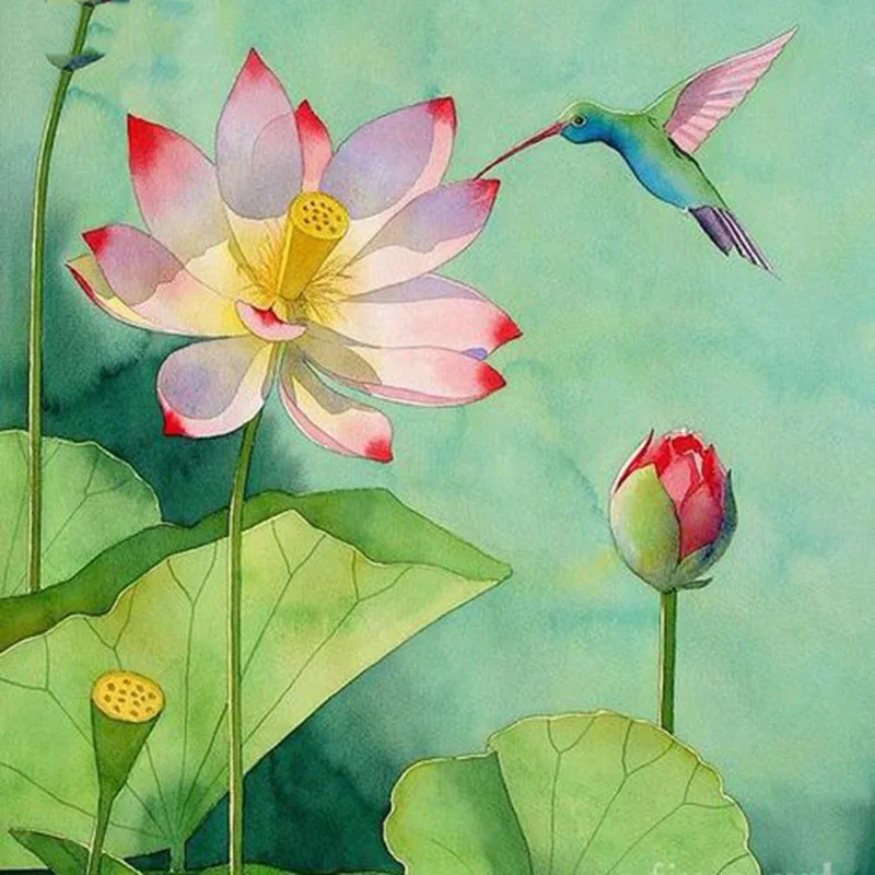 Полностью Квадратный бриллиант 5D картина ваза Алмазная вышивка розовый круглый