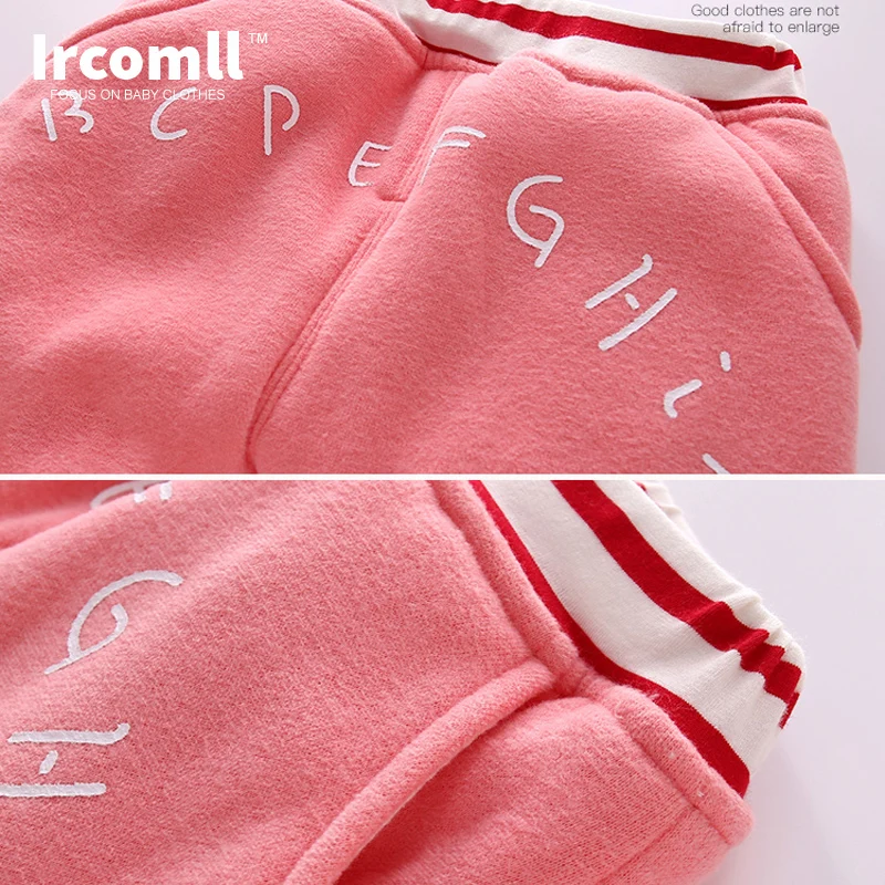 Новинка г.; Ircomll; штаны для малышей; детские брюки; теплая зимняя одежда с подкладкой из вельвета и флиса; повседневная одежда для маленьких мальчиков; детская одежда