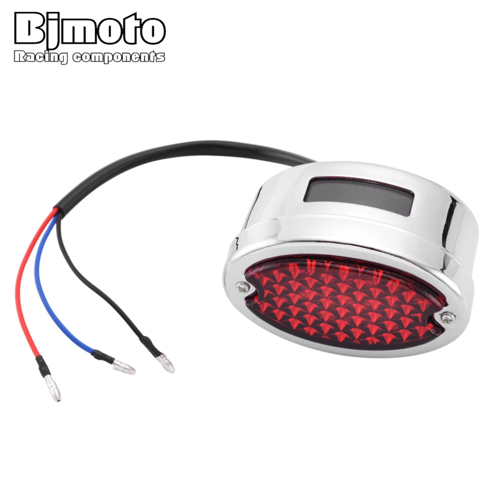 Мотоциклетный светодиодный индикатор Заднего Хода BJMOTO модный сигнал стоп