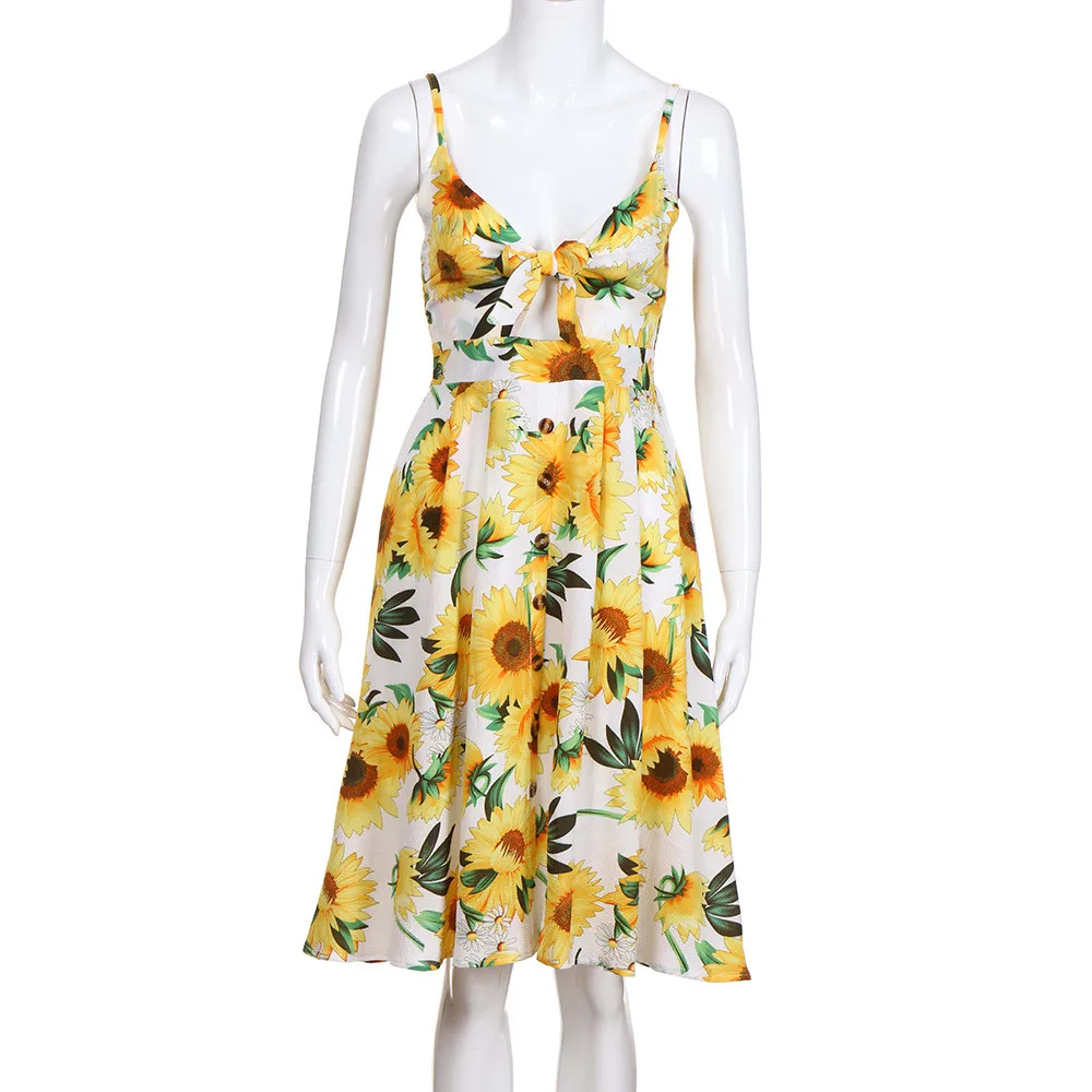 Новое летнее платье женское 2019 пляжное праздничное богемное стильное без