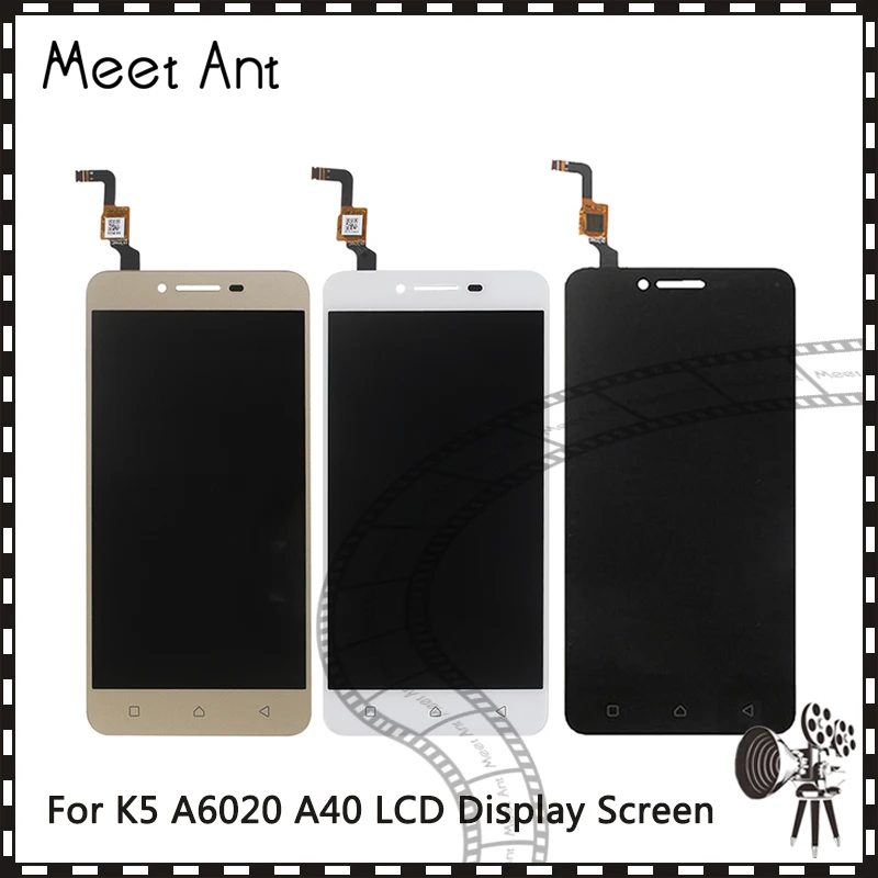 Высококачественный ЖК дисплей 10 шт./лот 5 0 ''для Lenovo K5 A6020 A40 с сенсорным экраном