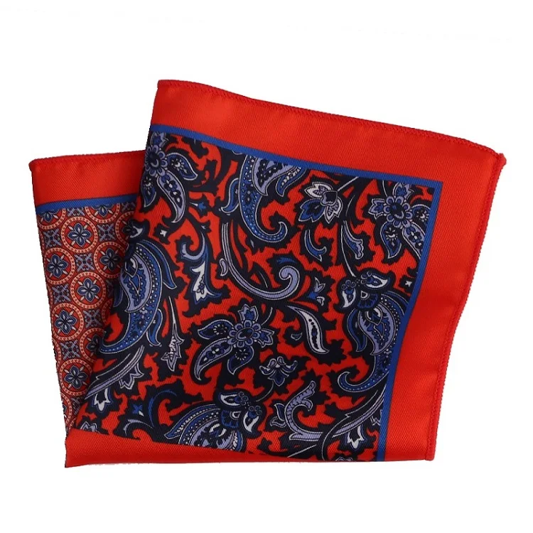 MPK-083pocket square Портной Смит дизайнер Карманный квадратный модный платок в горошек Пейсли Цветочный плед Стиль Hanky мужской костюм карманные аксессуары - Цвет: MPK-083pocket square