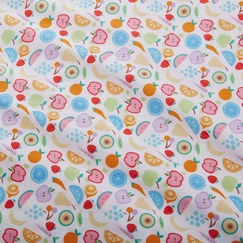 6 шт Костюмы хлопковая ткань покрывало с принтом в виде гриба фруктами одежда для