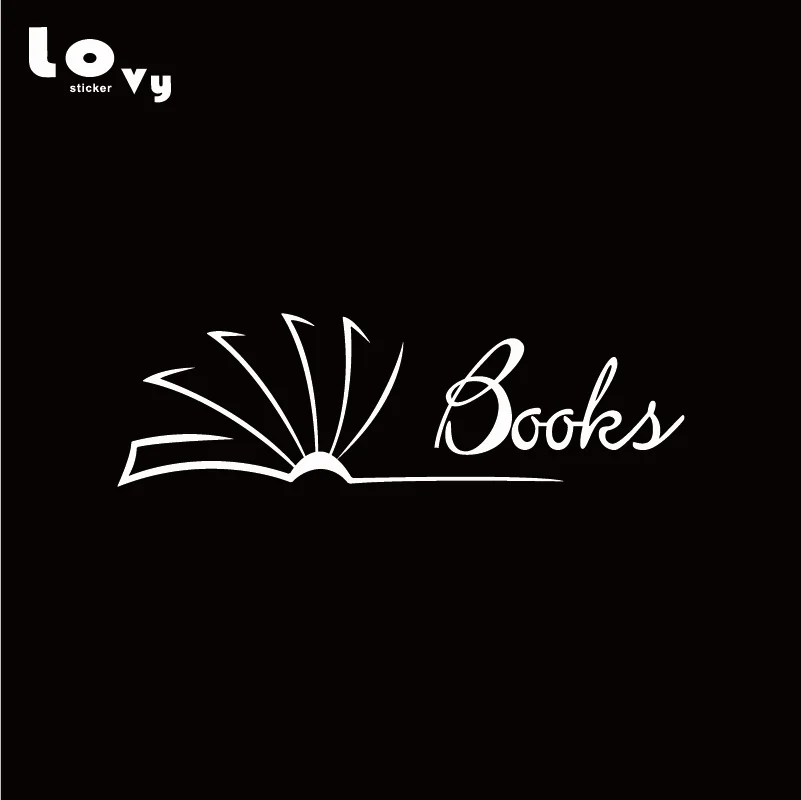 Библиотеки книги украшения дома аксессуары виниловые настенные наклейки для